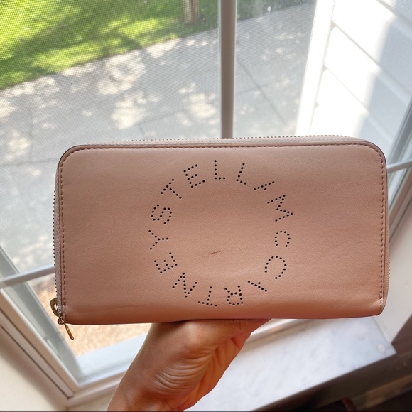 Stella McCartney Handbags - Stella McCartney Logo Zip Around Wallet
